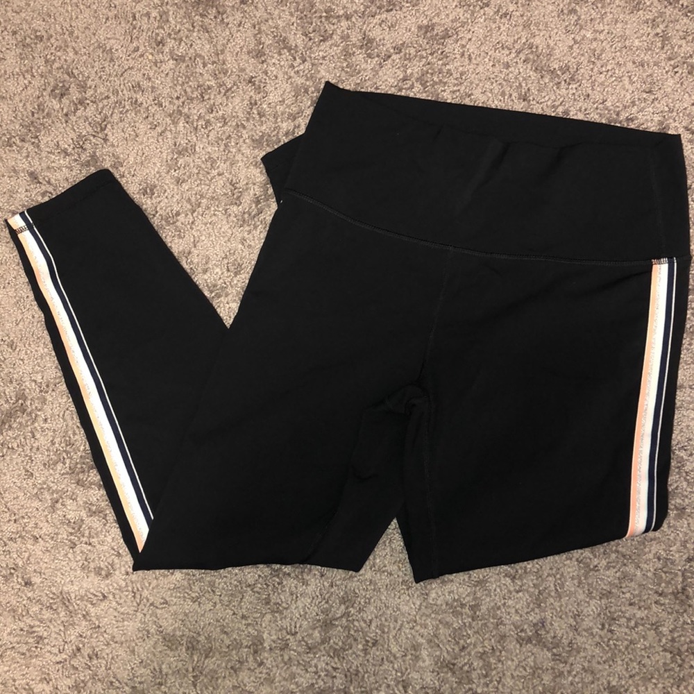 EUC Pink Rainbow Luxe high rise 7/8 leggings